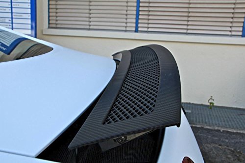 Vvivid Xpo Black Carbon Fiber Car Wrap Vinyl Roll Featuring Air Release Technology (6Ft X 5Ft)