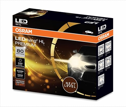 Osram Led Headlight For Car H6204 Cool White (H4/H19 12V 80W 6000K)