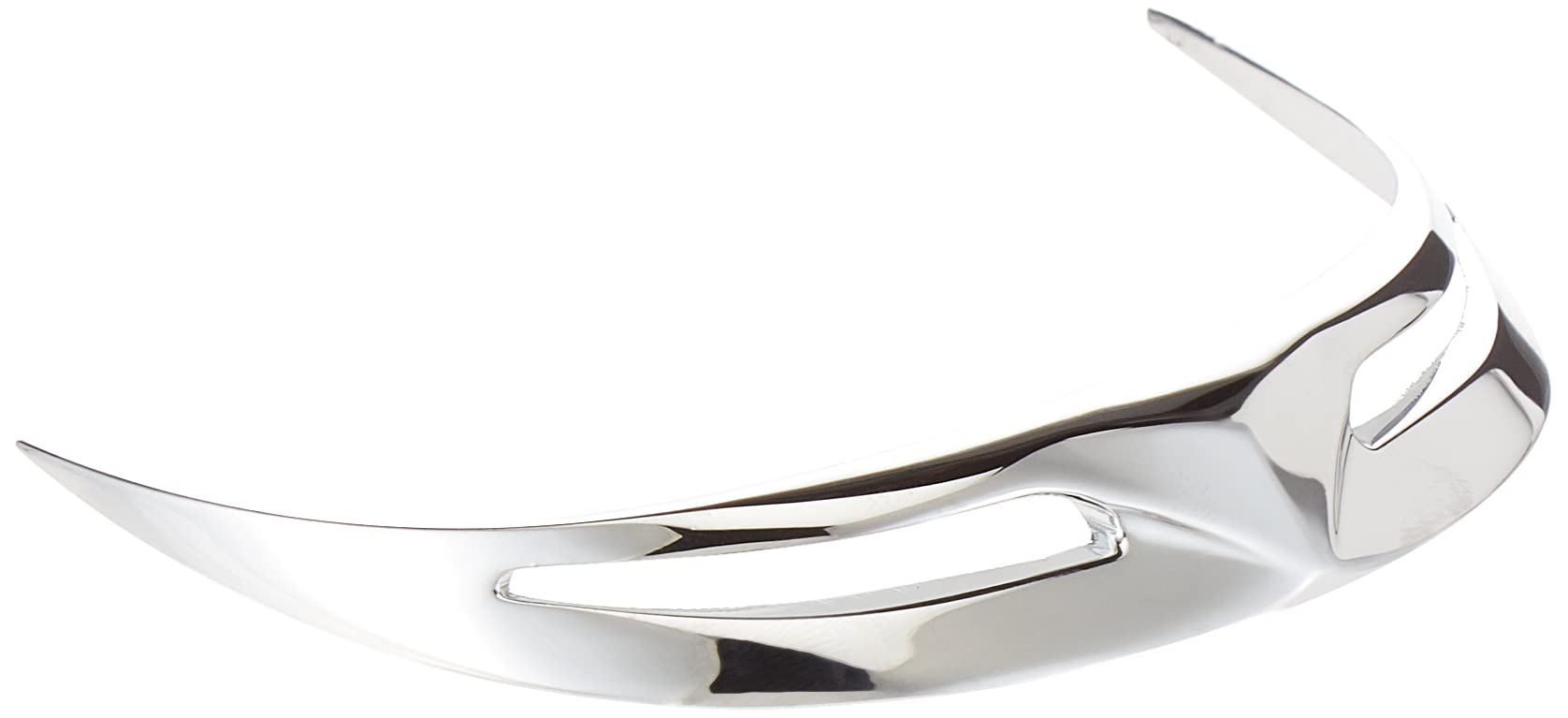 Kuryakyn 9012 Motorcycle Accent Accessory: Leading Edge Narrow Front Fender Tip for Harley-Davidson Motorcycles, Chrome