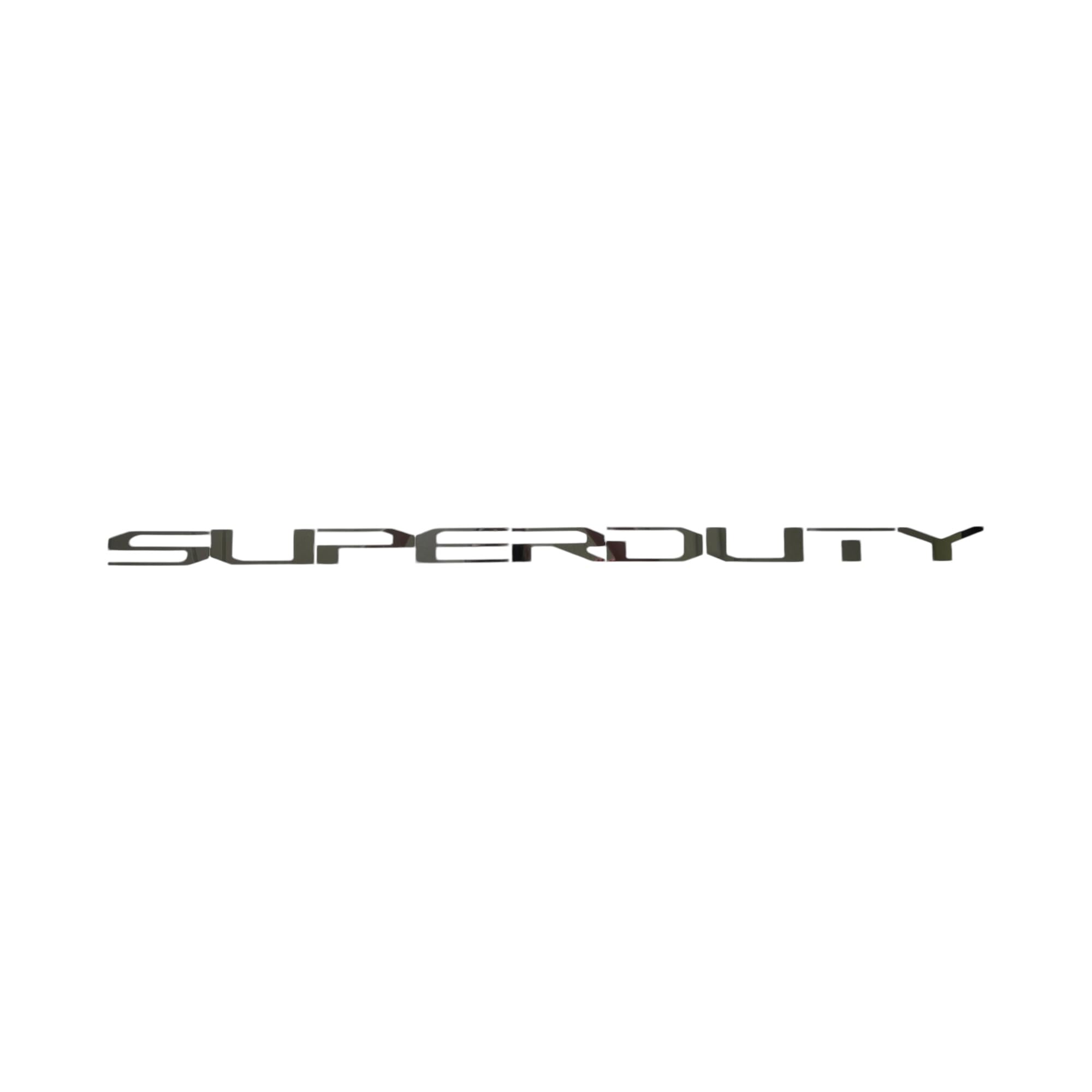 Eurosport Daytona- Compatible with 2023- Current, Super Duty Tailgate Lettering Kit Black