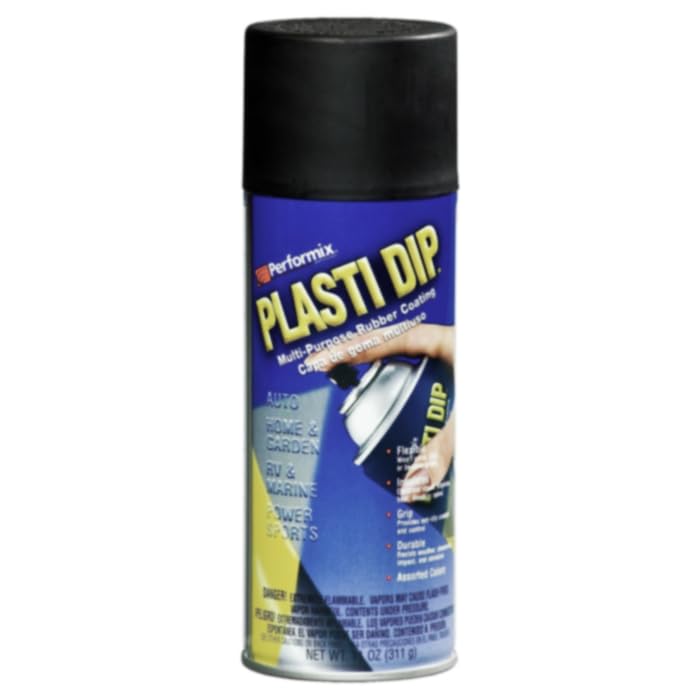 Plasti Dip 11 Oz Black Aerosol 6-Pack