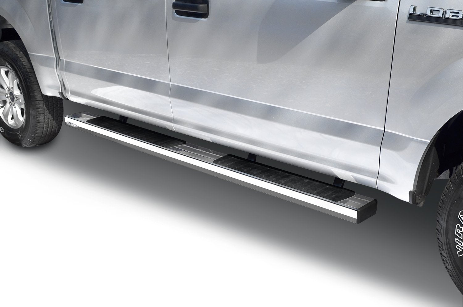 Go Rhino 6862415587Ps 6 Oe Xtreme Ii Side Steps With Mounting Brackets Kit For 15-24 F-150, F-250 Super Duty, F-350 Super Duty (Crew Cab Pickup - Leaf)