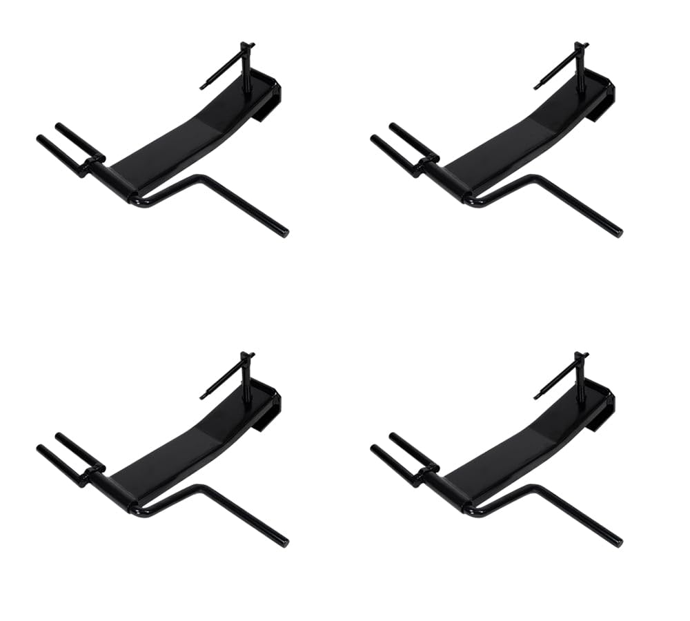 Mytee Products (4 Pack Strap Winder For Flatbed Trailer - Black Powder Coated Steel, Cargo Tie Down Ratchet Strap Winder - Winch