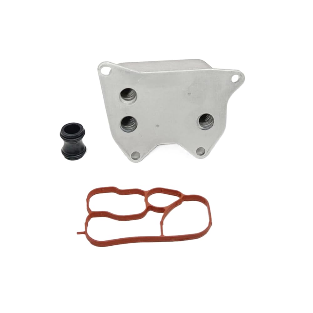 ThpeMakcr Engine Oil Cooler with Gasket Kit Replacement for Volkswagen Tiguan Passat #06K 117 021 B