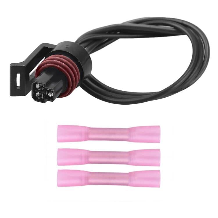 Saihisday Icp Ebp Repair Connector Harness Pigtail 3 Way 5C3Z12224A, 904-222 Replacement For Ford F250 F350 F450 F550 Super Duty