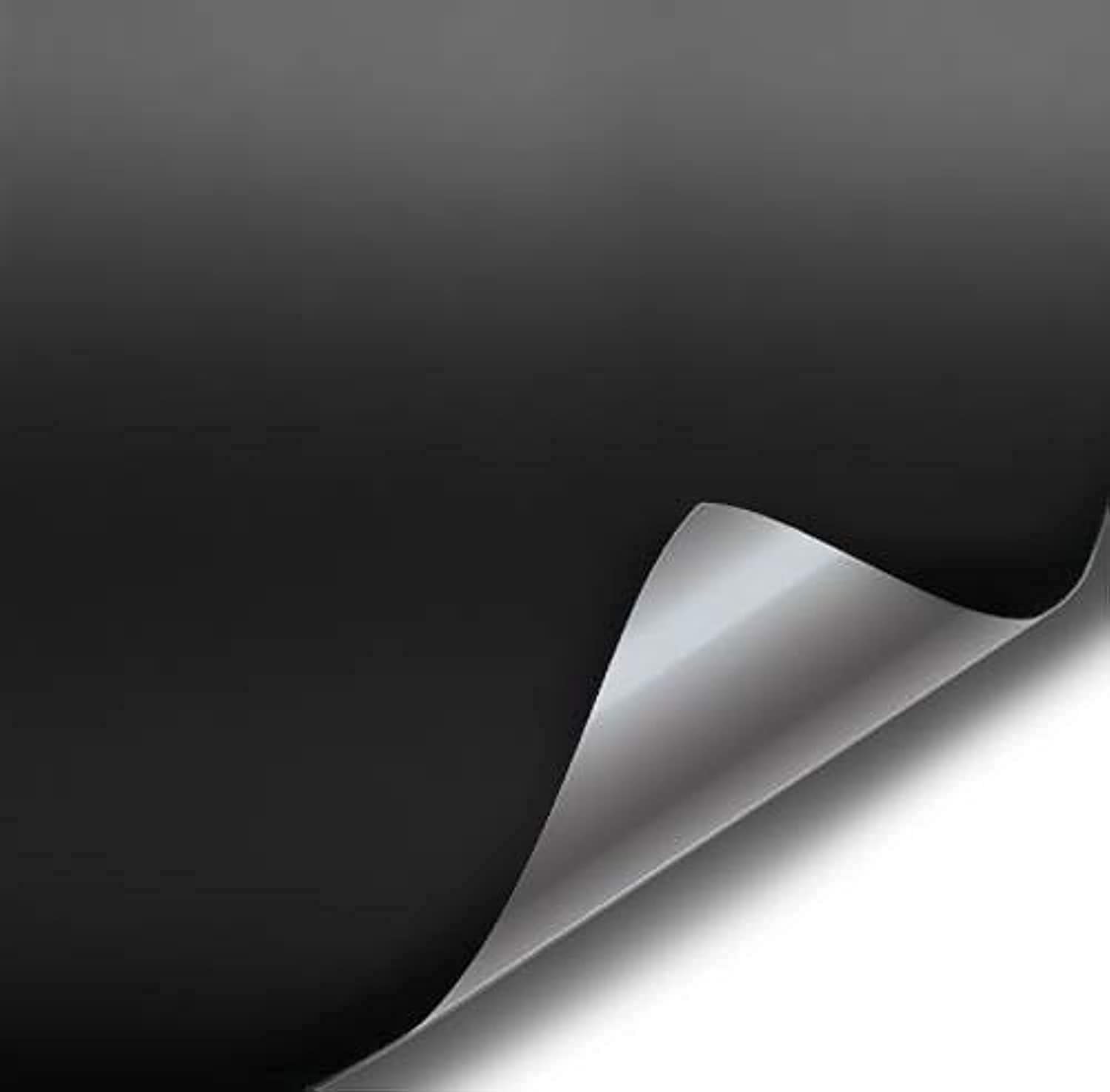 Vvivid Matte Black Vinyl Wrap Adhesive Film Air Release Decal Sheet (2Ft X 2.5Ft 4-Roll Pack)