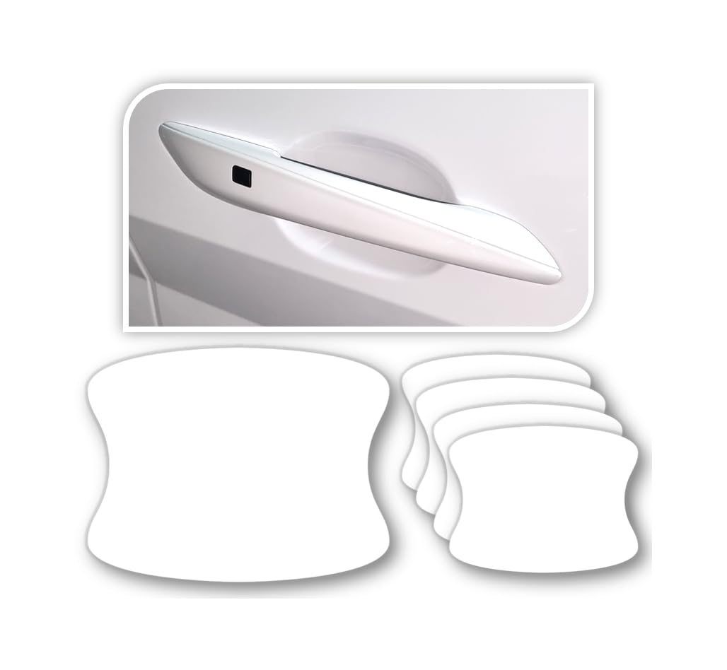 3M 5Pcs Car Door Handle Cup Protector/Sticker/Guard, 3M Ppf(Paint Protection Film) Pro Series, Clear(Transparent), Anti Scratch,