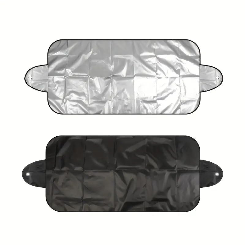 SHOPECOM Car Sun Shade Foldable Windshield Cover Protect for Snow, Sun, and Rain Winter Front Windshield Snow Cover Sun Shade, S