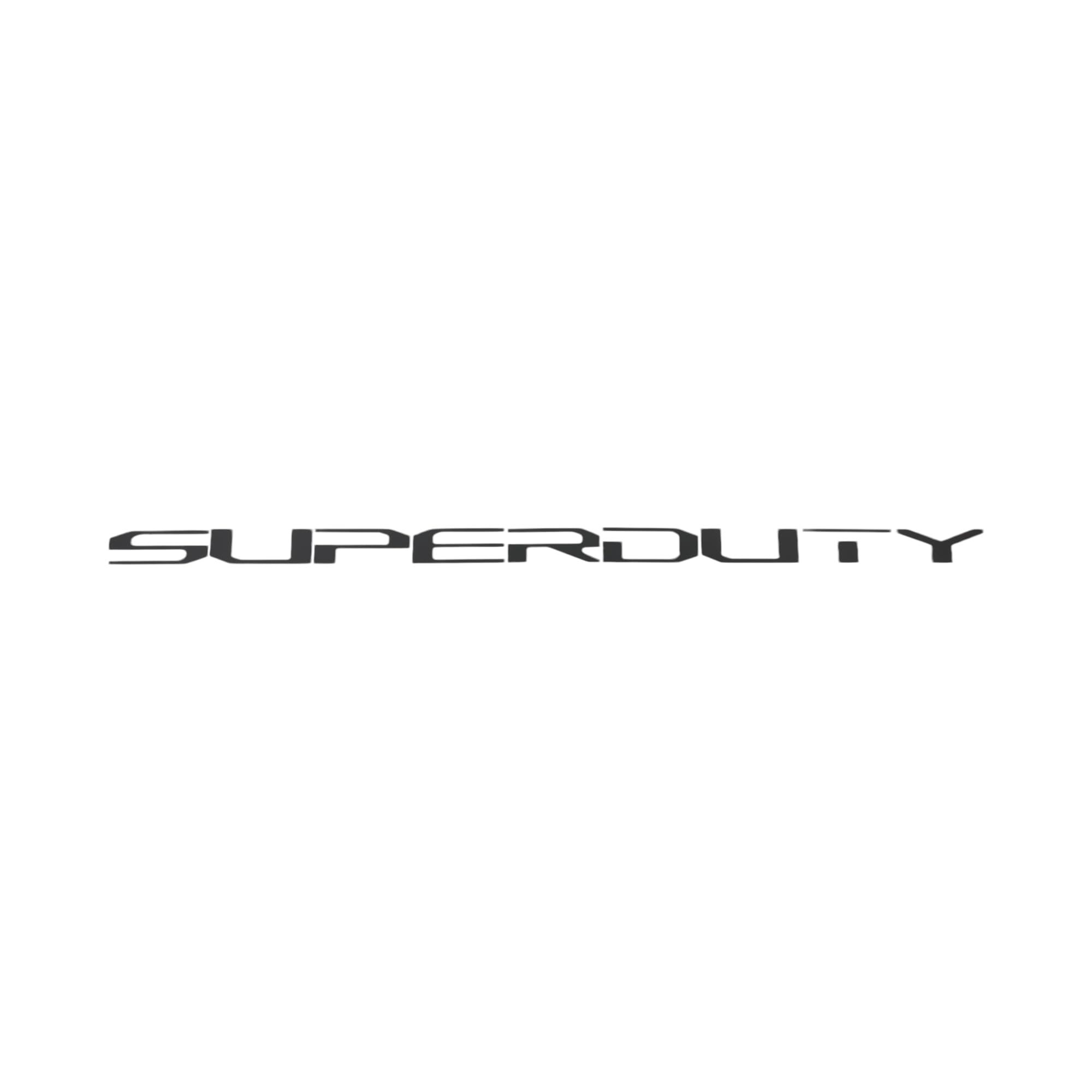 Eurosport Daytona- Compatible with 2023- Current, Super Duty Tailgate Lettering Kit Black