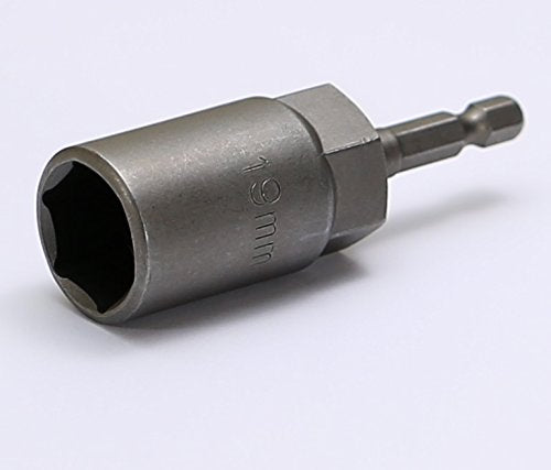 Hamilton Bowes Heavy Duty Bit 19 mm or 3/4'' Impact Driver Hex Socket Magnetic Nut Driver RV Lift Tack Trailer Stabilizer Leveli