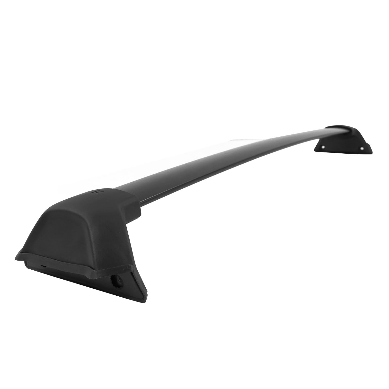 Freemotor802 Compatible With 2017-2022 Honda Crv Cross Bar, Oe Style Unpainted Black Aluminum&Rubber Top Roof Rack