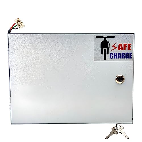 Appster Suitable For Ola & Ather 450X & 450 Plus Electric Scooter Vehicle Charger Safety Box With Lock/Ev Charging Terminal With