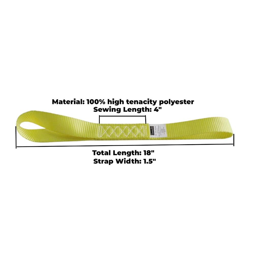 Yuoneiy Soft Loop Tie Down Straps (4Pk) Heavy Duty Motorcycle Tie Down Straps Loop Straps 1.5    X 18    X 10000 Lbs For Atv, Ut