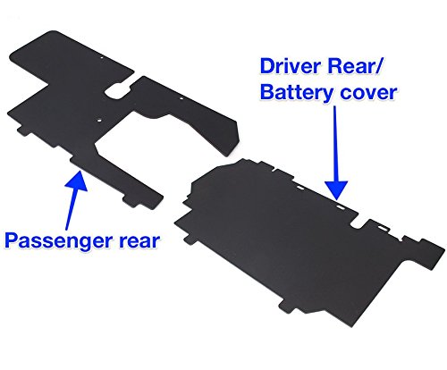 Bevel Engineering Mud & Rock Protection Package, Compatible With Polaris General 1000, Radiator Guards Shields