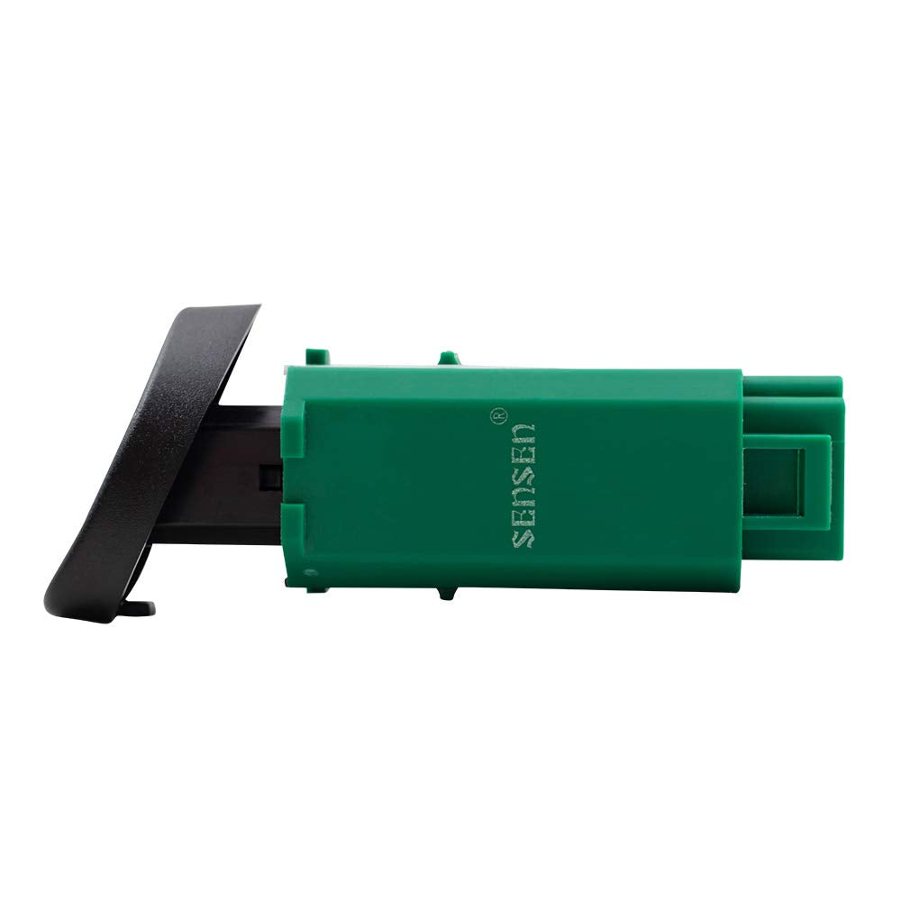Brock Replacement Hazard Warning Switch Emergency Light Flasher, Push Button Actuator, Automatic Operation, Green, Compatible With 2000-2005 Impala 10359031