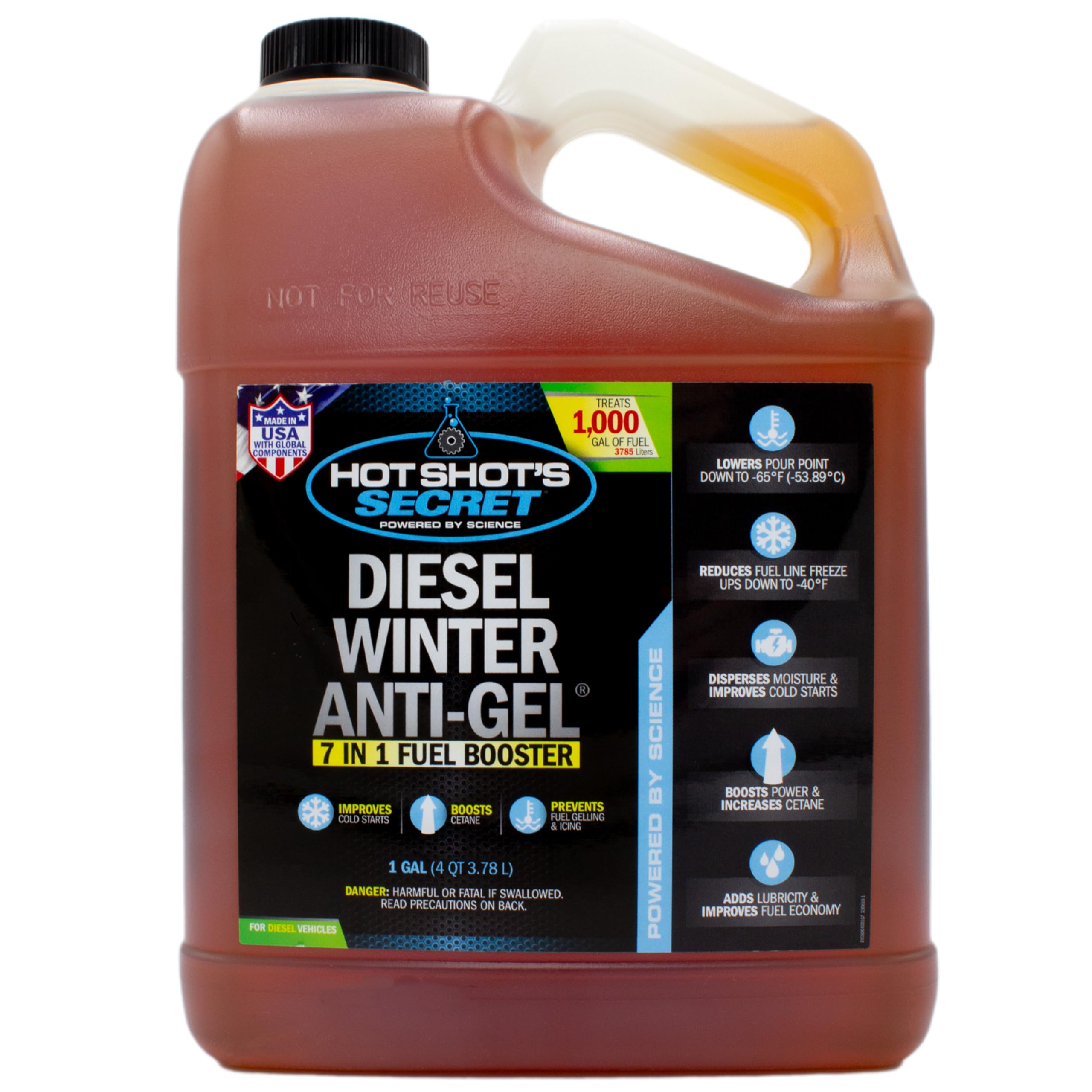 Hot Shot'S Secret Diesel Winter Anti-Gel 1 Gallon, Amber (P403301G)