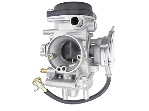 YFM400 Carburetor Fits For Yamaha Grizzly 450 Carb YFM450 YFM 450 Big Bear 400 2X4 4X4 YFM400 with Fuel Tank Switch Valve Petcoc