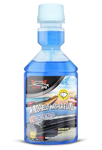 Auto Spa Car Windshield Cleaner Liquid 150Ml | 3X Concentrated  20Ml Fluid Enough For 2Ltr Windscreen Washer Improve Glass Vis