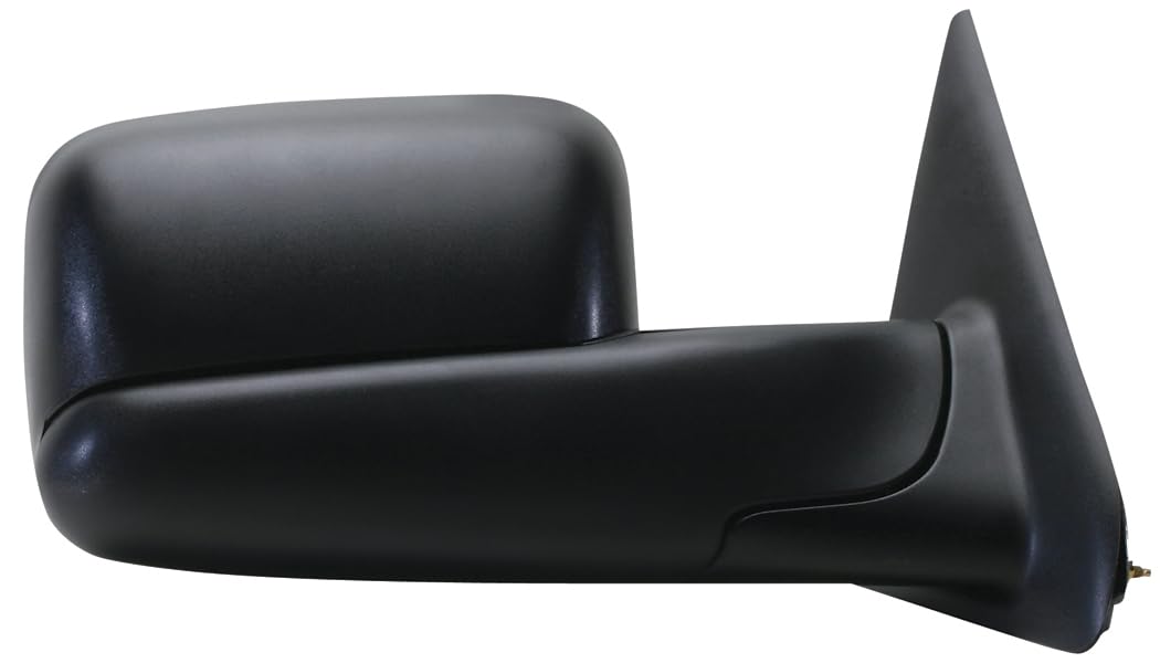 Fit System Passenger Side Towing Mirror for Dodge Ram Pick-Up 1500, 2500/3500, textured black, spot Mirror, flip-out head, folda