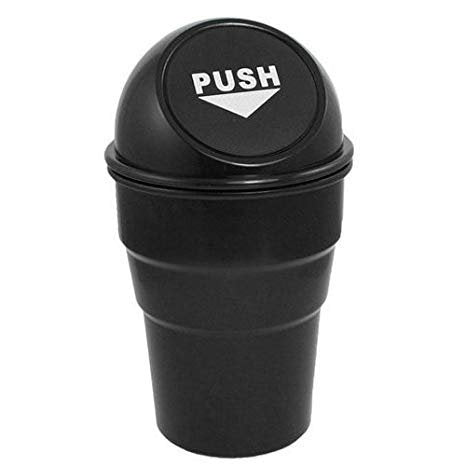 Mezon Plastic Portable Mini Car Trash Bin