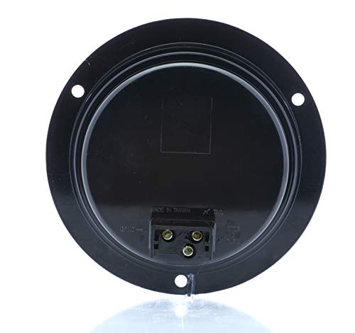 Optronics Stl42Rbp Red 4'' Round Sealed Led Light With Mounting Flange