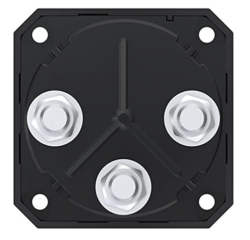 SEAFLO 300A 4-Position Battery Disconnect Switch -12V/24V/48V Heavy-Duty Isolator Switch, OFF/1/2/1+2, IP66 Waterproof, Auto, Ma