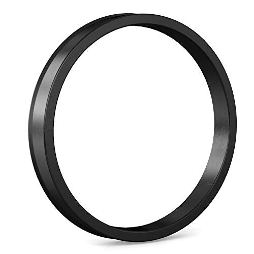Stancemagic Hubcentric Rings (Pack Of 4) - 70.3Mm Id To 72.6Mm Od - Black Poly Carbon Plastic Hubrings Hub - Only Works On 70.3M