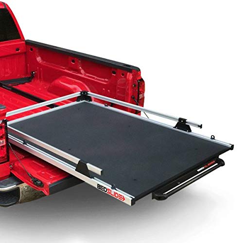 Bedslide No-Drill Truck Bed Brackets, for Truck Bed Organizer, Fits Chevy Silverado and GMC Sierra, Years 2014-2018 with 66 Tru
