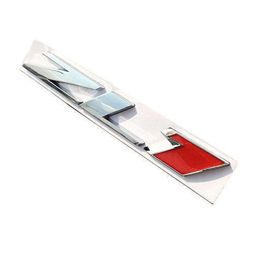 Aimoll Zl1 Camaro Emblem 3D Badge Letter Rear Side (2Pcs Chrome)
