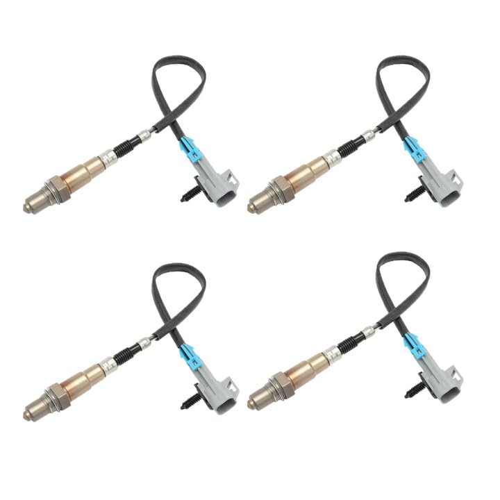 Set of 4 Oxygen Sensor Replacement for Chevrolet Silverado 1500 2500 Blazer Tahoe GMC Yukon Sierra Isuzu Rodeo