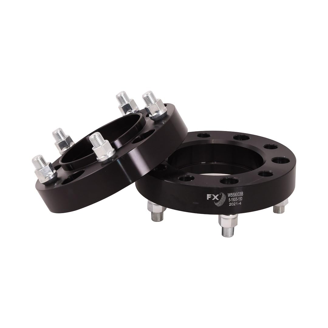 Fx Wheels W559003B 5 X 150 In. Wheel Spacer For 2007-2021 Toyota Tundra, Black
