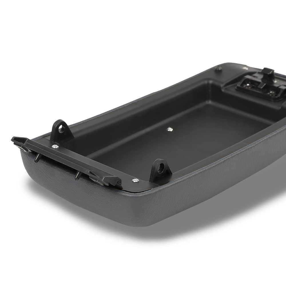 ALLGOOD Center Console Armrest Lid for Toyota Tacoma 1995-2000 & 4Runner 1996-1998, Gray, Fits 95-00 Tacoma