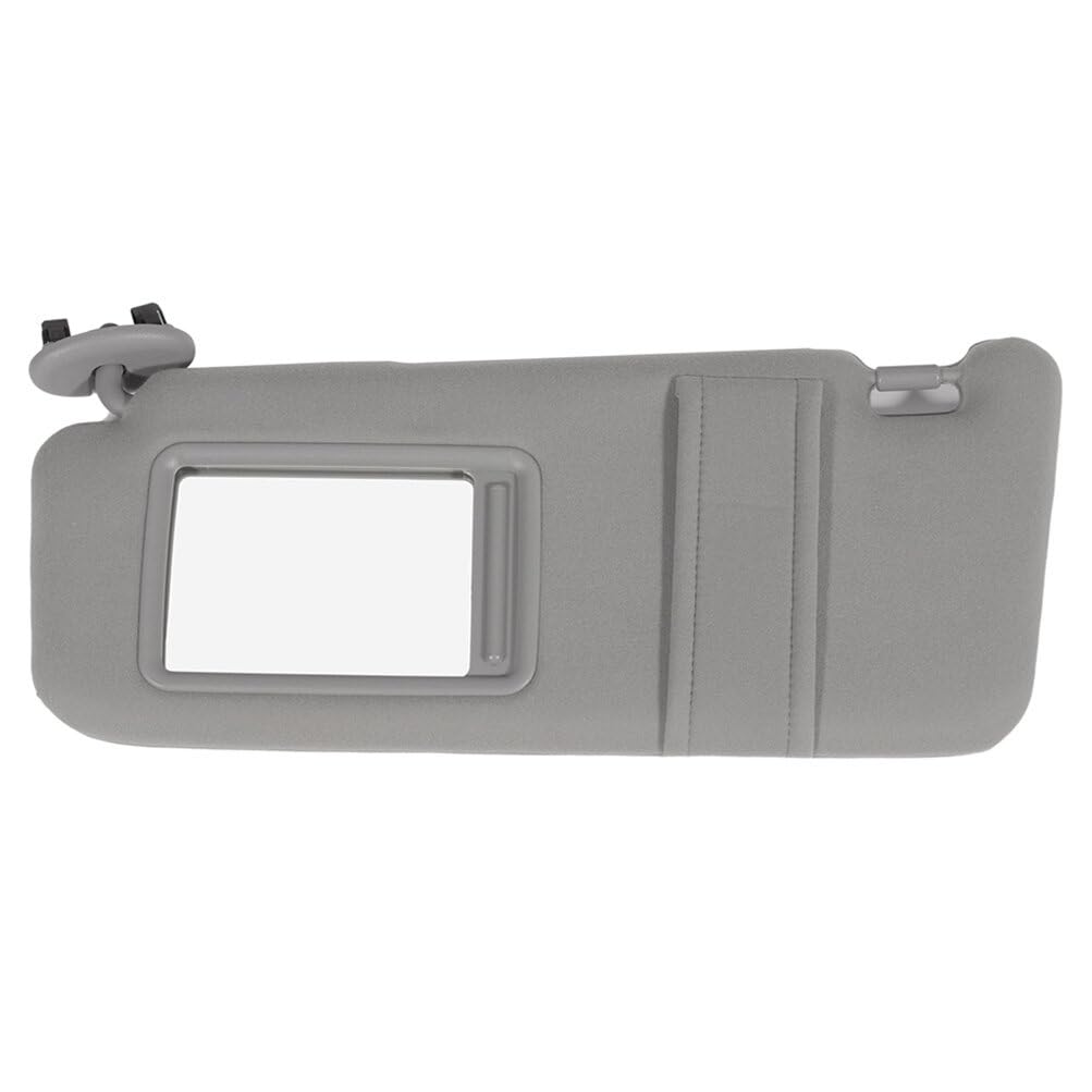 Scitoo Grey Left Driver Side Sun Visor Compatible For Toyota For Camry 2006-2011, Car Sun Visor Without Sunroof Without Lights R