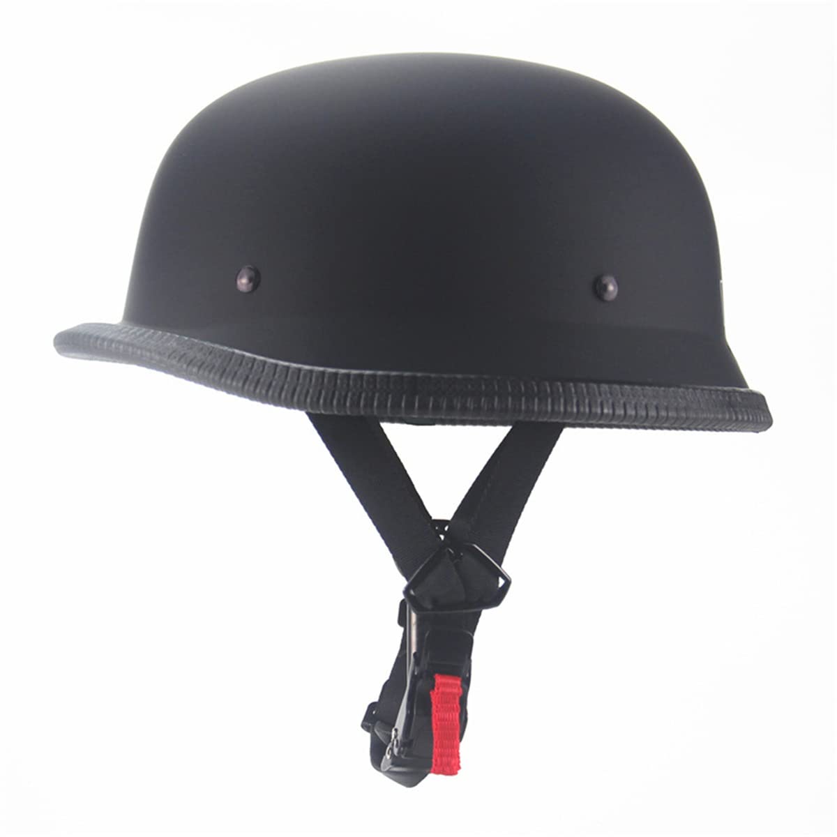 German Style Motorcycle Helmet,Adult Half Helmet Open Face Dot Approved, Motorcycle Cruiser Scooter Cool Helmet (X-Large, Matte