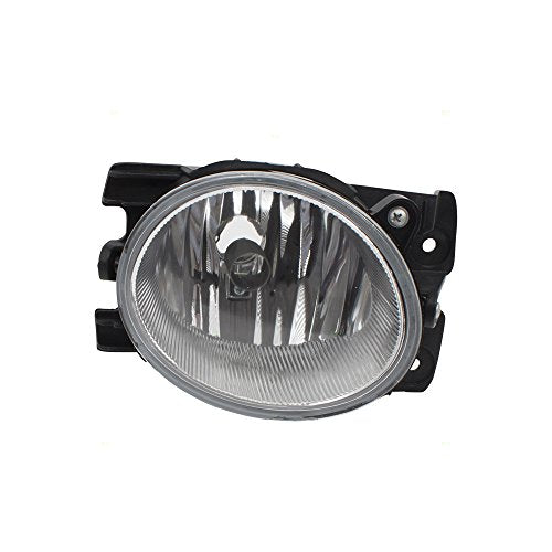 Brock Replacement Drivers Fog Light Lamp Lens Unit Compatible With 09-11 Pilot 33951Sza305