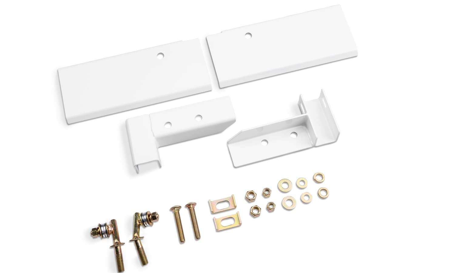 Realtruck Backrack Hardware Kit For Use W/Standard Bed, White, N | 30167W | Fits 2019-2024 Dodge Ram 1500