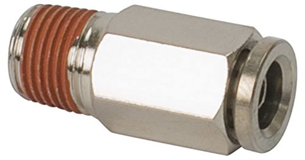 1/4 inch NPT(M) to 1/8 inch Airline Straight Fitting (2 pcs) DOT Approved