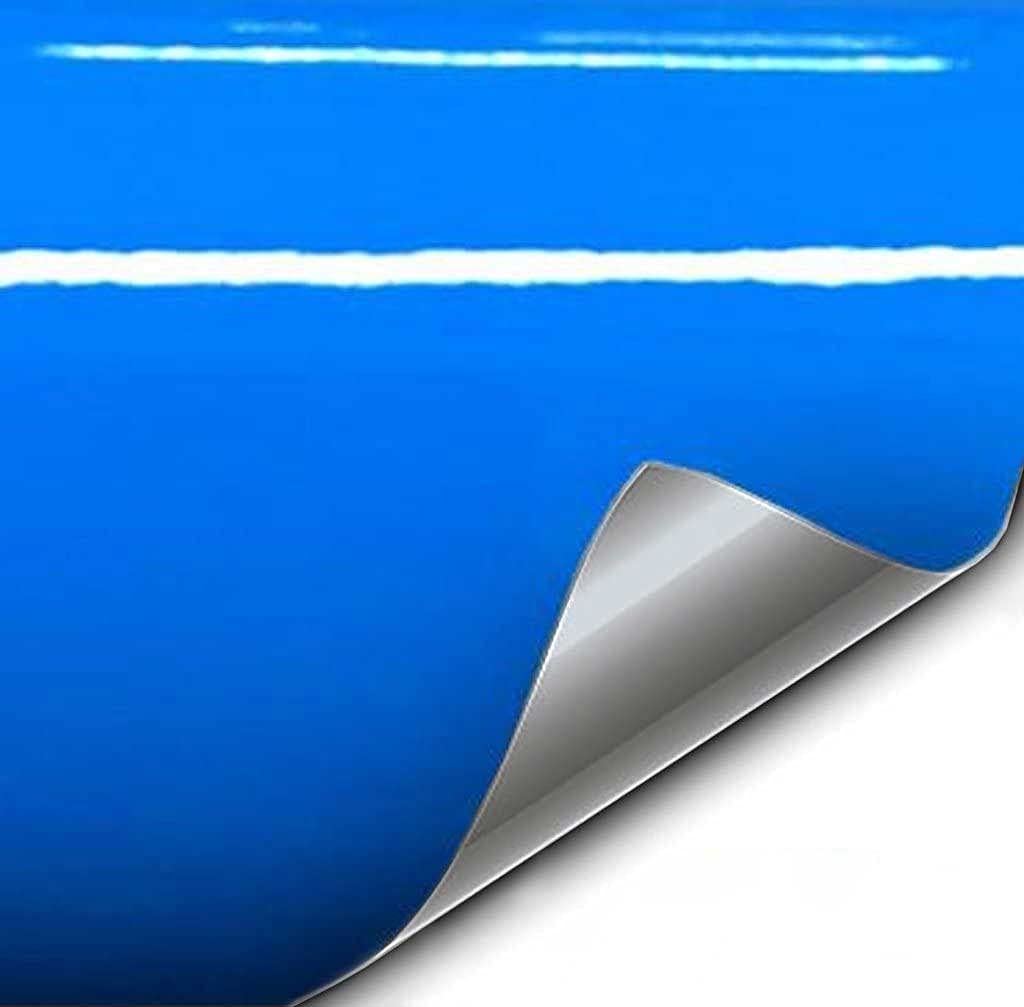Vvivid+ Premium Vinyl Wrap Film (9Ft X 5Ft, Gloss Smurf Blue)