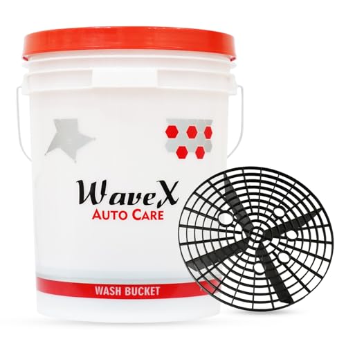 Wavex Grit Safe And Detailing Car Wash Bucket, Plastic