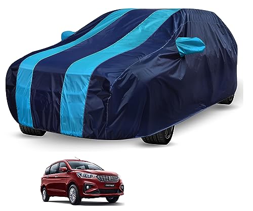 Auto Hub Car Cover Compatible With Maruti Ertiga (Model : 2019Till Date) With Mirror Pocket, Water Resistant, Triple Stitched,