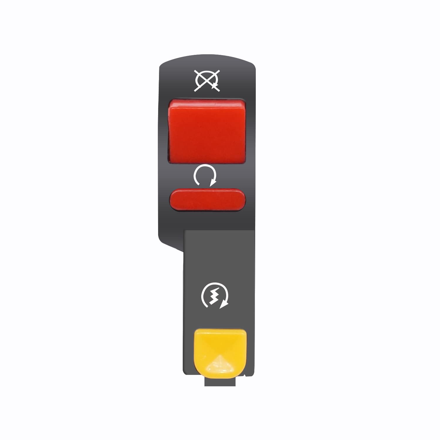 Weideer 12V Universal Handlebar Switch On/Off 7/8' 22Mm Start/Kill Motorcycle Light Switch For Scooter Pit Dirt Bike K-F005