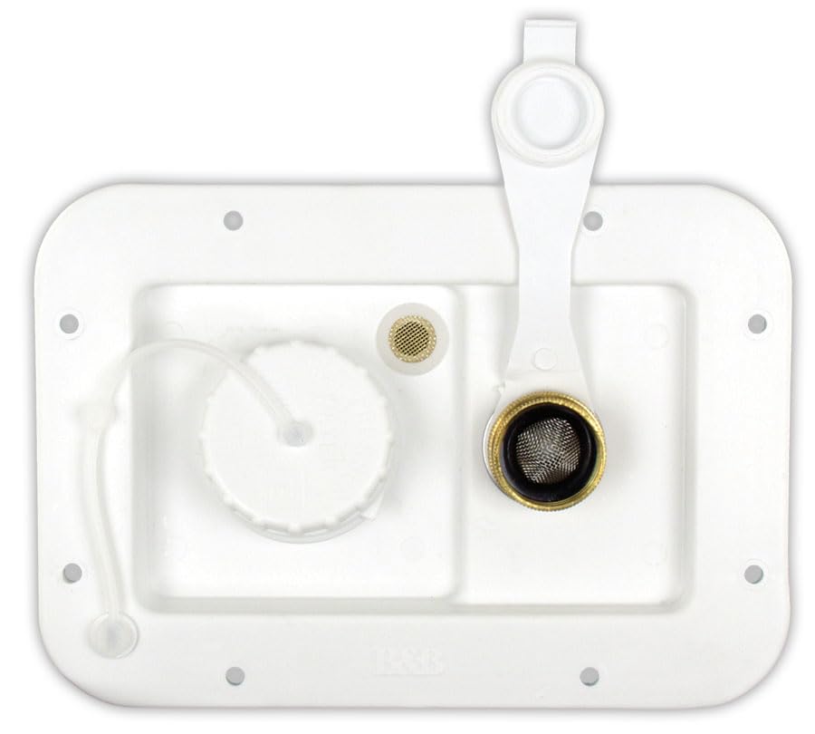 B&B Molders 94224 City/Gravity Dish Brass Cv, Polar White