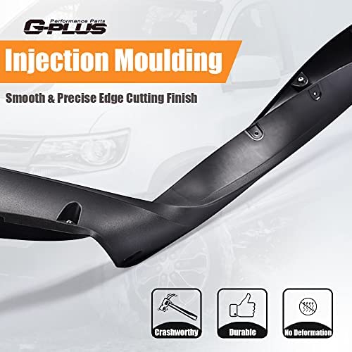 G-PLUS Pocket Rivet Fender Flares for 2014-2018 Chevy Silverado 2500HD/3500HD, Black Polypropylene, Fits 6.5' & 8'