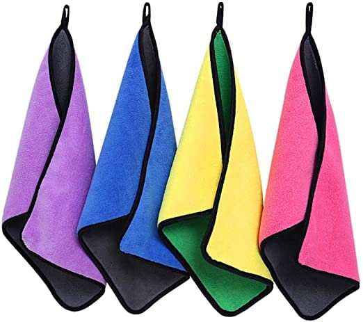 NEERAK Microfiber All Purpose Cloth for Cleaning Dusting Detailing and Polishing for All Vehicles Offices Kitchen Home 800 GSM 4