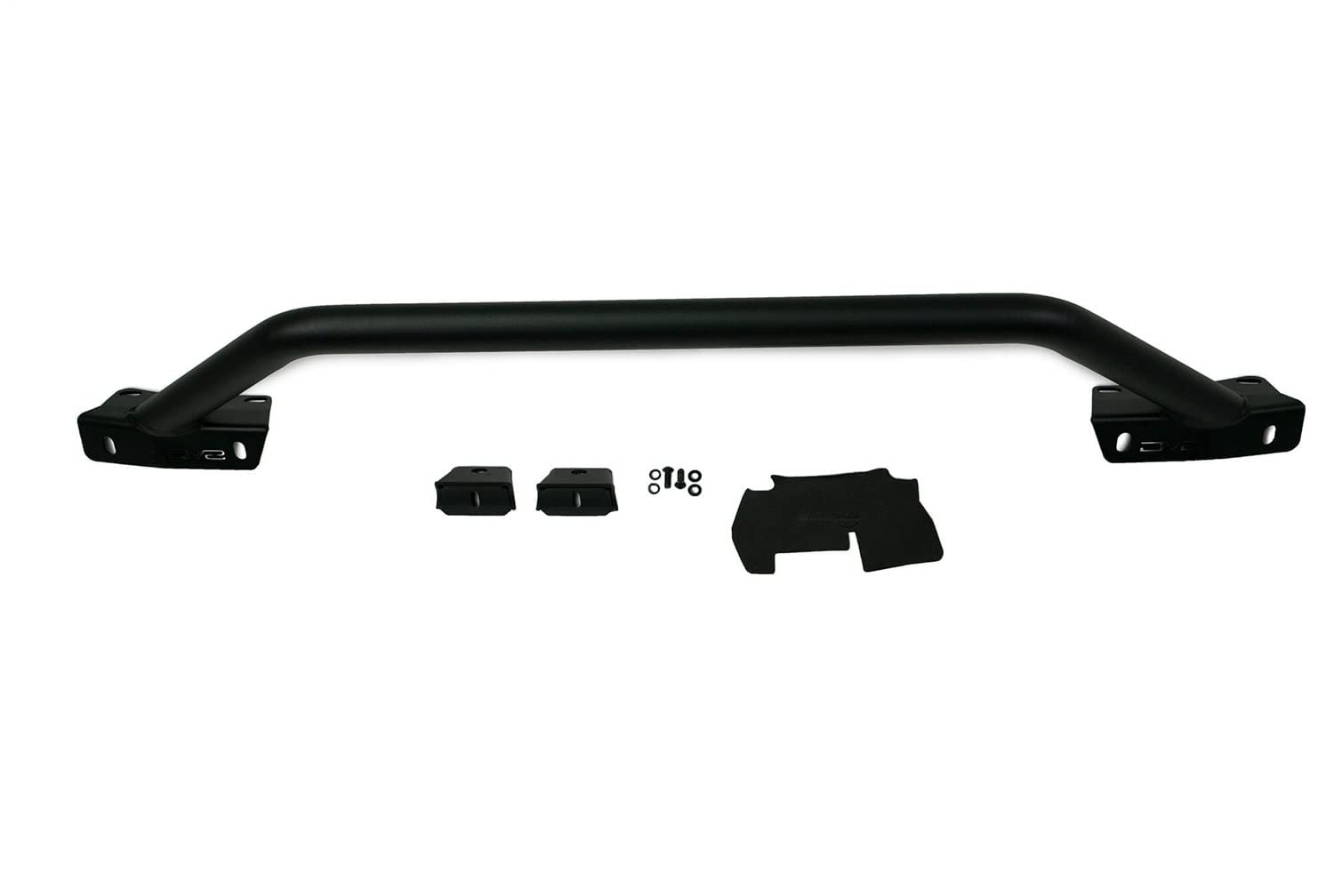 Dv8 Offroad Factory Steel Bumper Bull Bar For 2021-2024 Ford Bronco | Low-Profile Design | 2 Adjustable Led Light Mounts | No Drill Installation