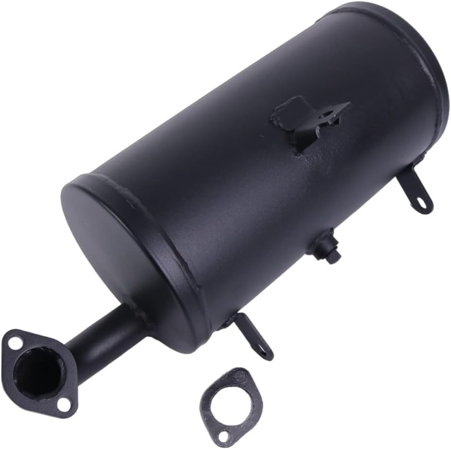 Chamixx Exhaust Assembly Muffler 18091-0235/0487 with Gasket 11061-0132 for Kawasaki Mule 600 2X4 610 4X4 SX