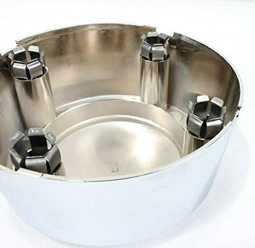 New Rear Wheel Chrome Center Cap Replacement For 1999-2004 F350 Super Duty Dually (Dual Rear Wheel)