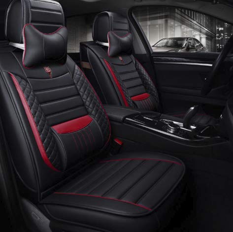 3D FRONTLINE PU Leather Car Seat Cover Compatible with Hyundai Grand i10 Nios(10)
