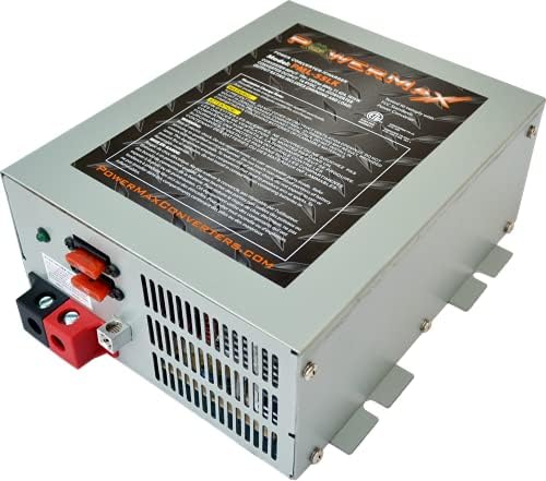 Powermax Rv Converter | 35 Amp | 12V Power Converter With Built-In 4 Stage Smart Battery Charger | 110Vac To 12Vdc | Lithium Com