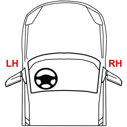 Kool-Vue Hy22Er Passenger Side Mirror (Heated/Hyundai Sonata)